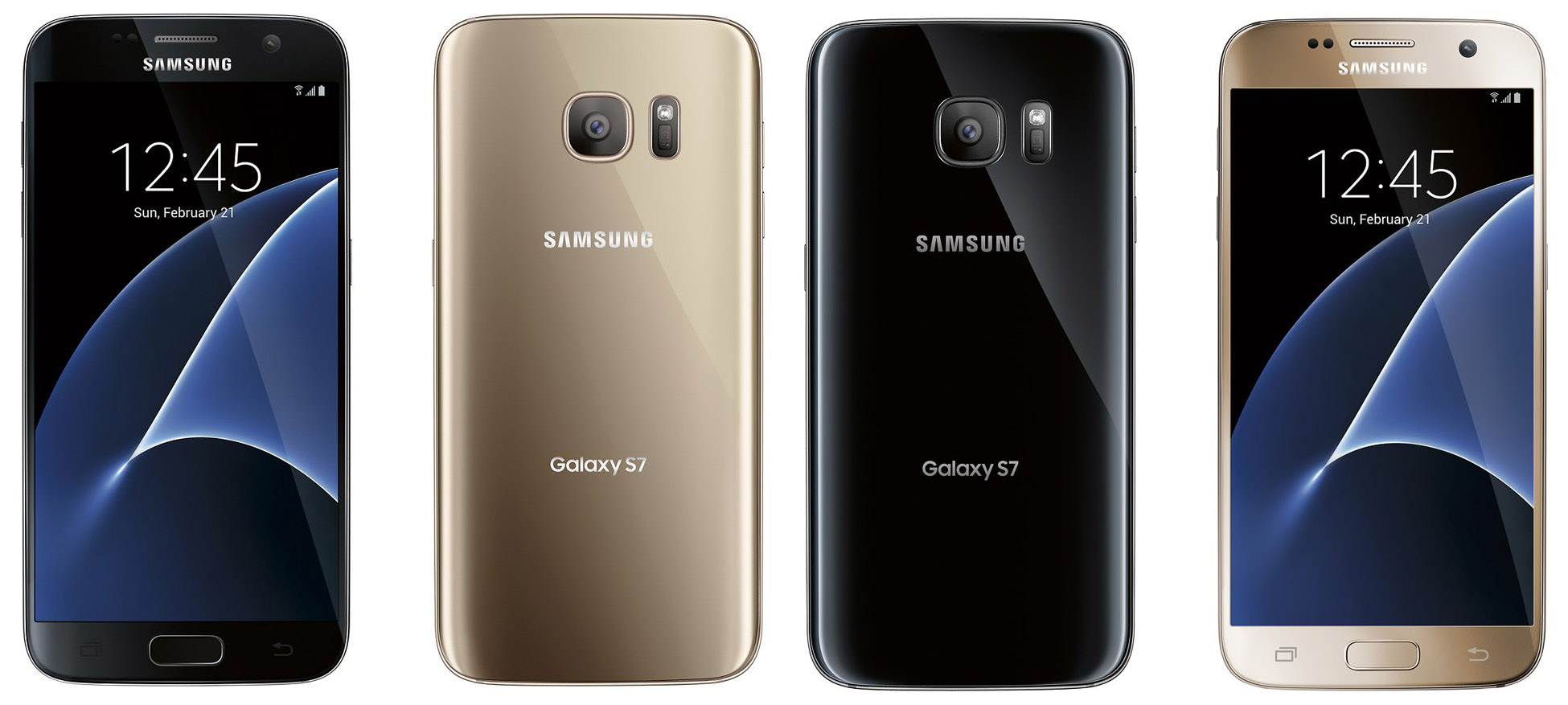 Samsung Galaxy S7 G930A 32GB Black Gold AT T GSM Unlocked High Shadow Image EBay