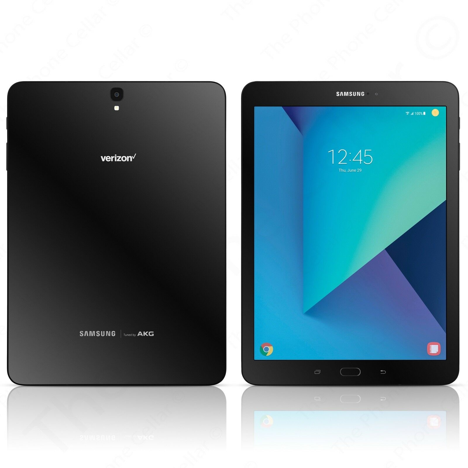 Samsung Galaxy Tab S3 T827V 9.7" 32GB Black (Verizon) Image Burn 60-Day