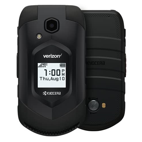 New Kyocera DuraXV LTE E4610 Rugged Flip Phone Black (Verizon