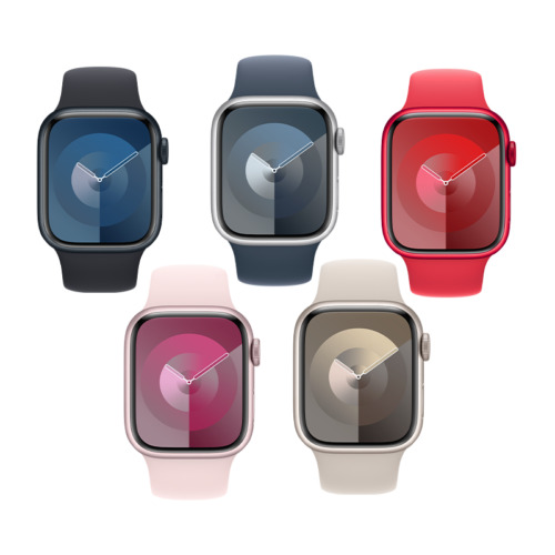 Apple Watch Series 9 9th Aluminum Stainless Steel 41mm 45mm GPS 
