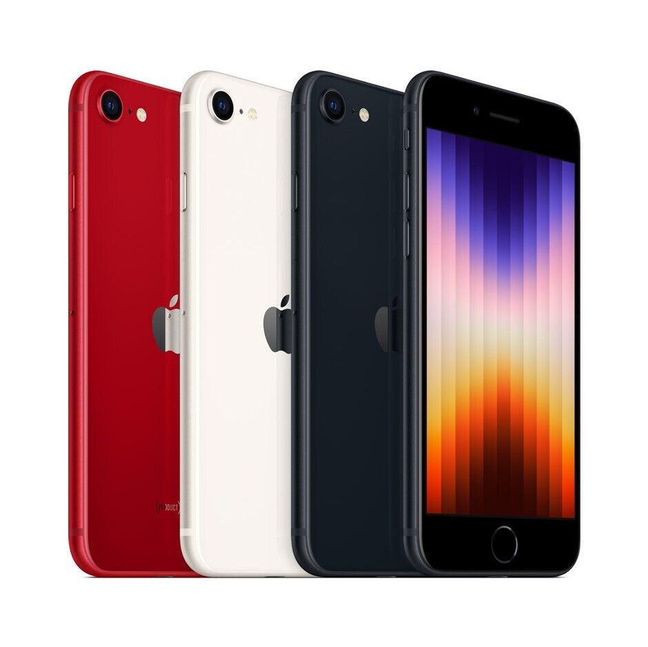 Apple iPhone SE 3 2022 64GB 128GB 256GB All Colors (Unlocked